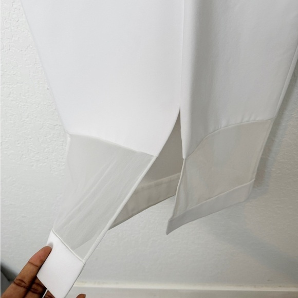 Alice + Olivia Karman Sleeveless Mesh-Trim Midi Dress - Picture 5 of 9